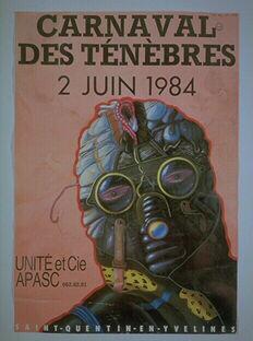 Affiche du Carnaval des Ténèbres en 1984