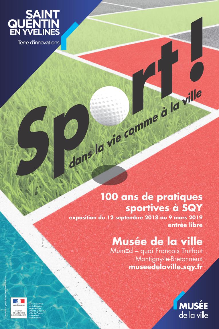 Affiche de l'exposition "Sport!"