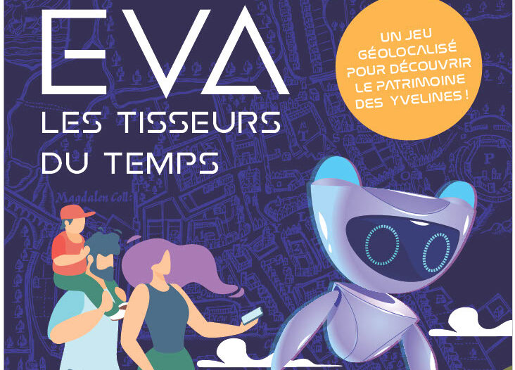 Affiche de l'application de jeu numérique géolocalisé EVA